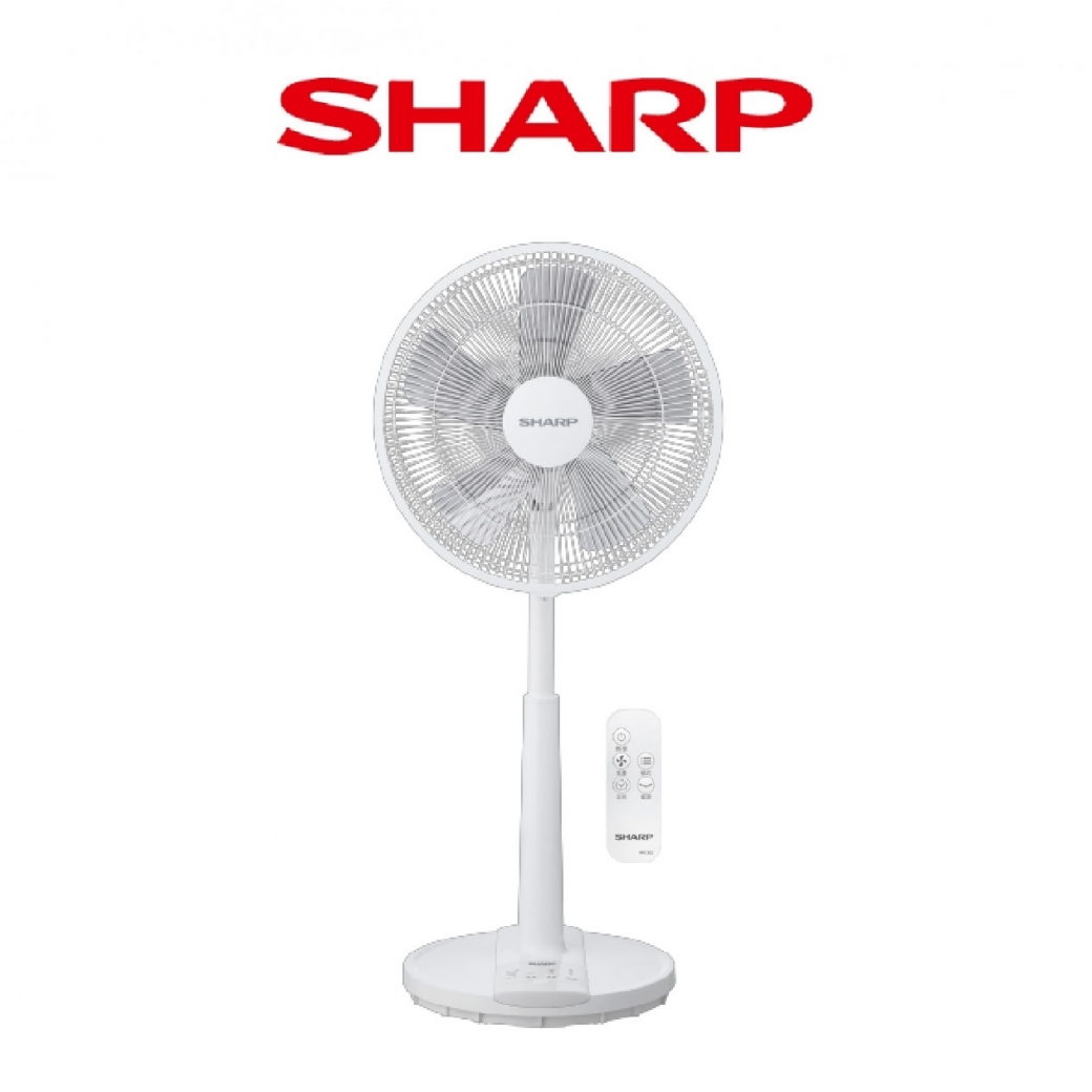 SHARP夏普 PJ-V14A-W 14吋DC直流馬達伸縮立扇