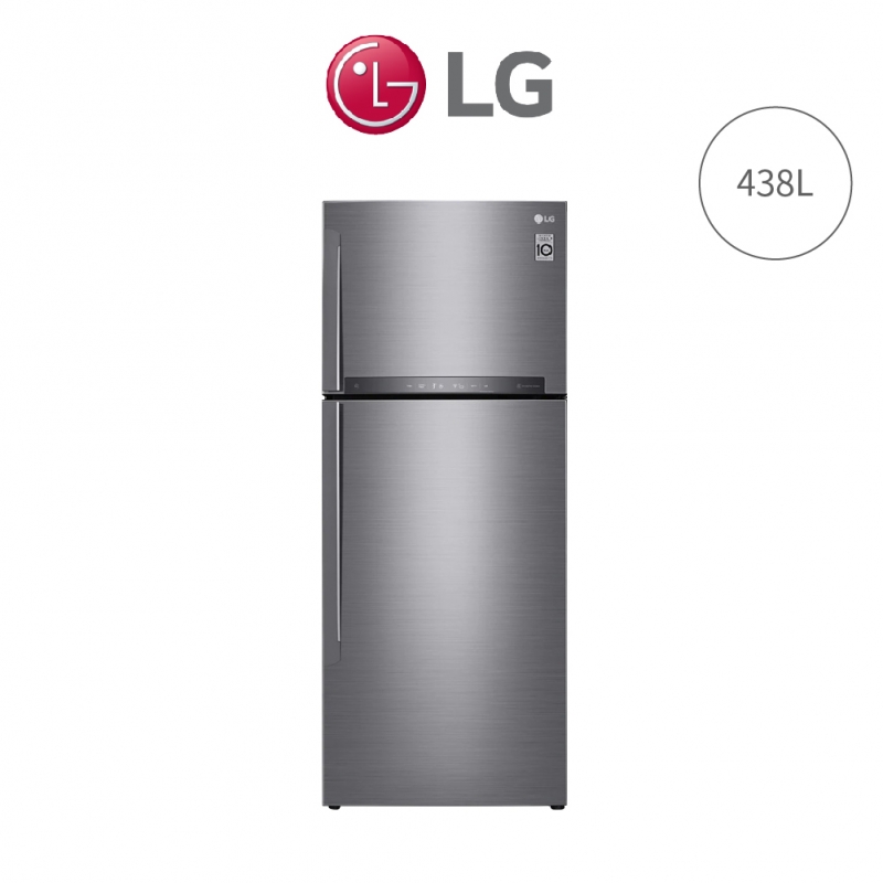 LG GI-HL450SV 438L WiFi直驅變頻雙門冰箱-星辰銀