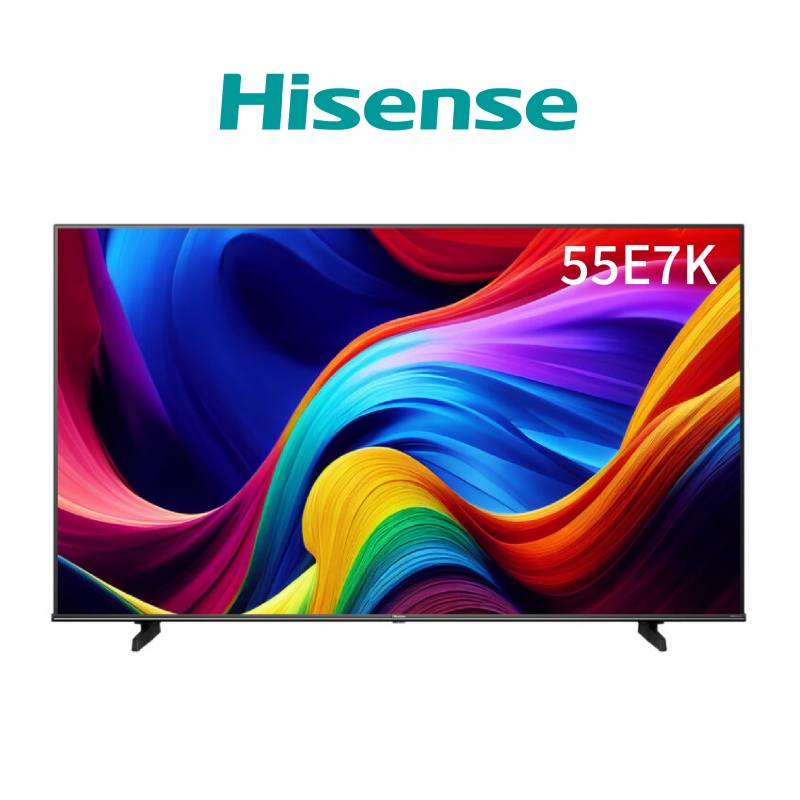 Hisense 海信│55E7K│4KQLED聯網智慧顯示器