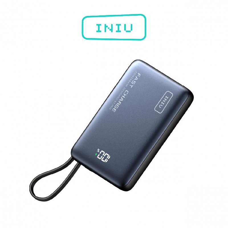 INIU P61-P1 便攜自帶線20W快充行動電源