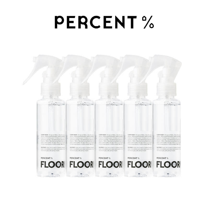 PERCENT 百潔 FLOOR WASH 地板清潔液100ml (五入組)