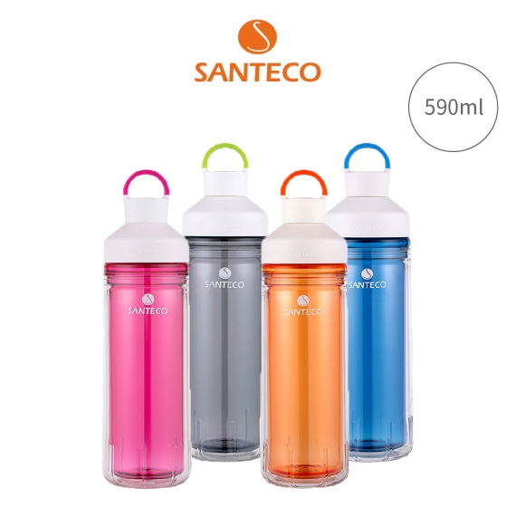 SANTECO Ocean Tritan 雙層冷水瓶 590ml 