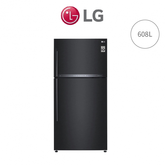 LG GR-HL600MB WiFi 608L 直驅變頻雙門冰箱-夜墨黑