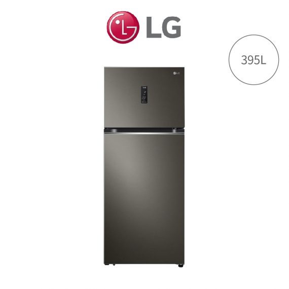 LG GN-HL392BS 395L WiFi智慧變頻雙門冰箱-星夜黑 