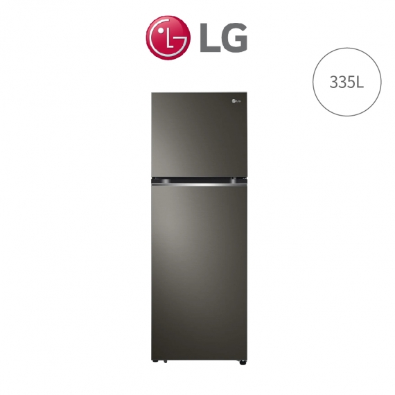 LG GN-L332BS 335L 智慧變頻雙門冰箱－星夜黑