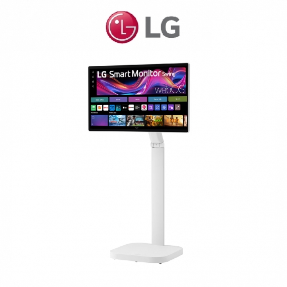 LG｜32U889SA-W｜Smart Monitor Swing斜槓機 - 4K移動式觸控智慧螢幕