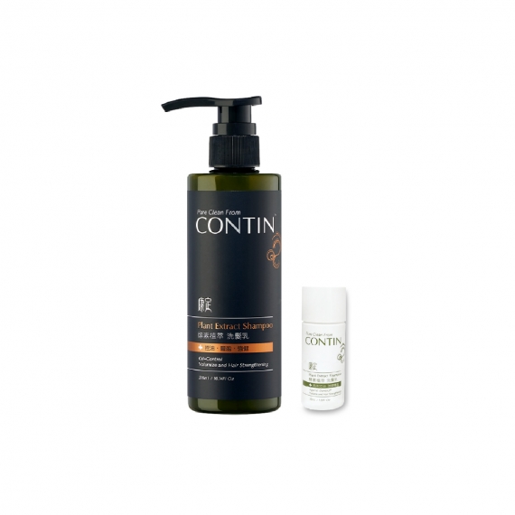 CONTIN康定｜酵素植萃洗髮乳｜300ml*1+30ml*1