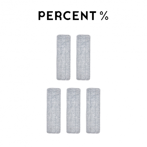 PERCENT 百潔│QUICK MOP 替換拖布5入組