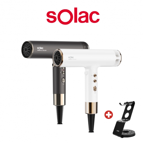 sOlac SD-1000 PRO 國際電壓高速負離子吹風機+專用架